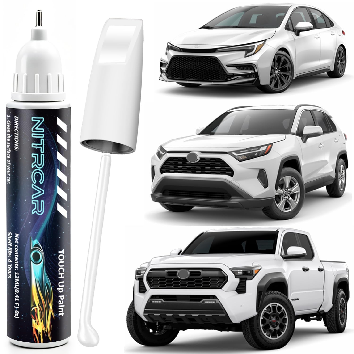 Toyota Ice Cap Super White 040 Touch Up Paint Pen Car Scratch Repair Pro Kit