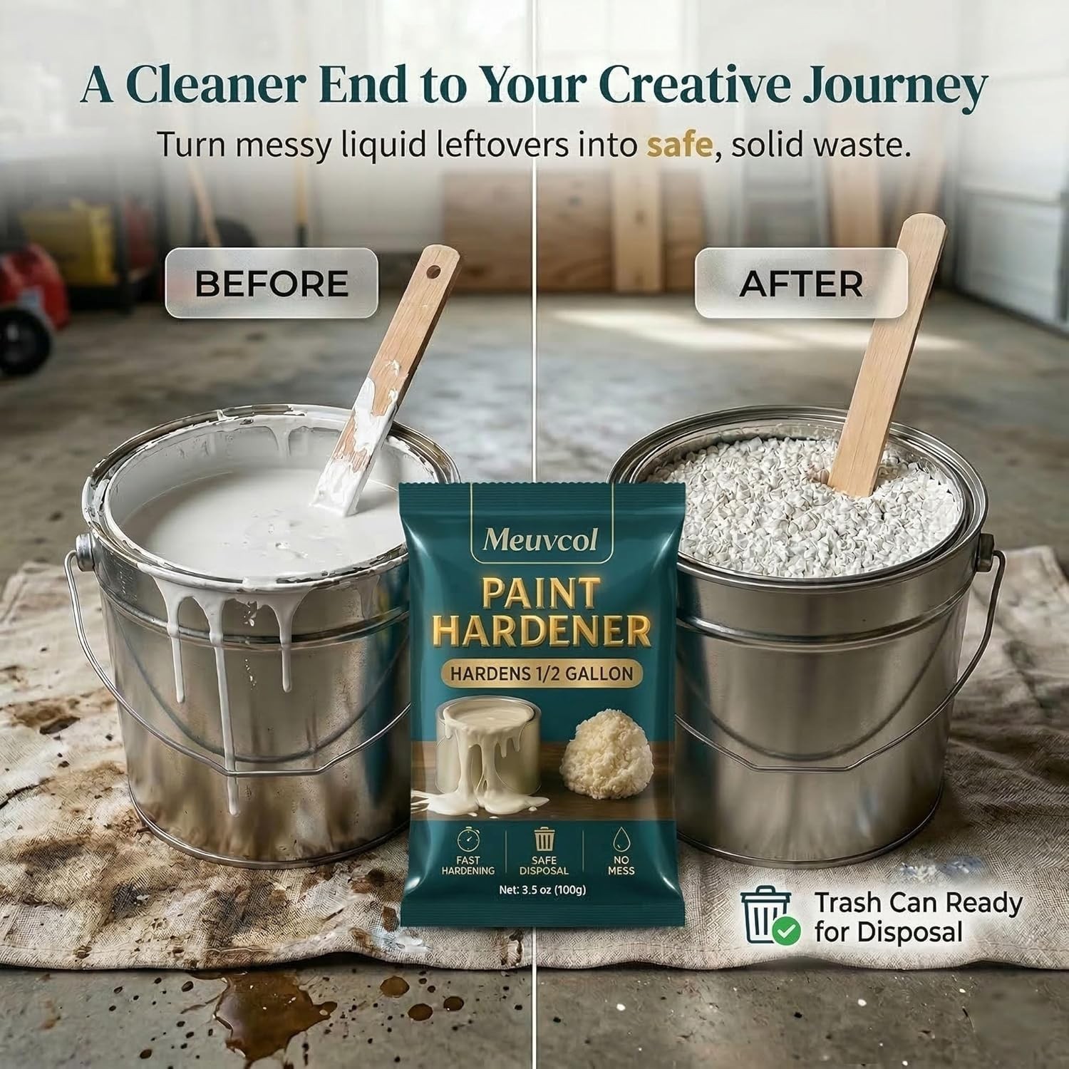 Fast-Acting Paint Hardener for Latex & Acrylic Paint