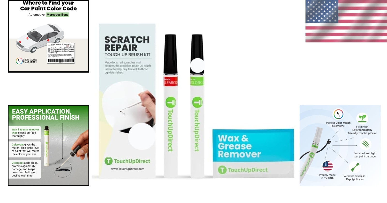 Exact Match Scratch Repair Paint for Mercedes
