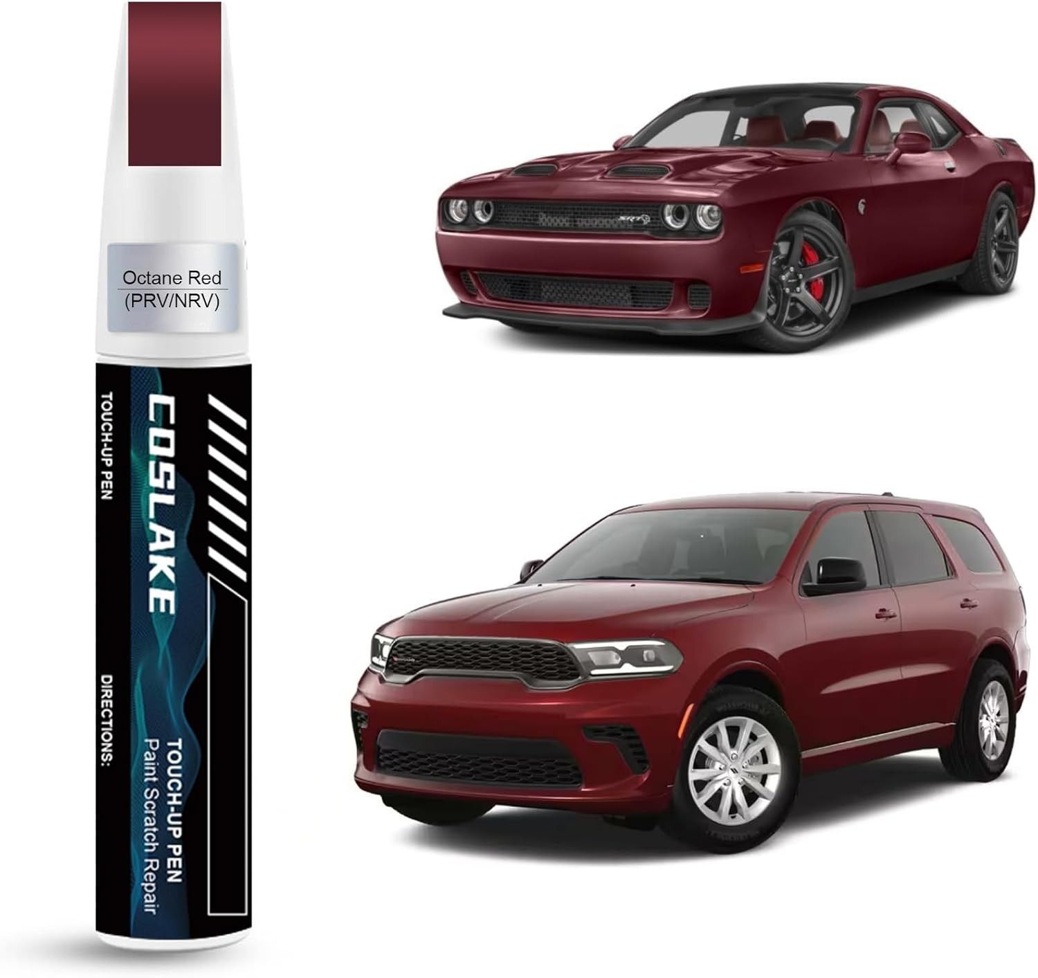 Dodge Scratch Repair Kit – Octane Red Touch Up Paint with Micro Applicators