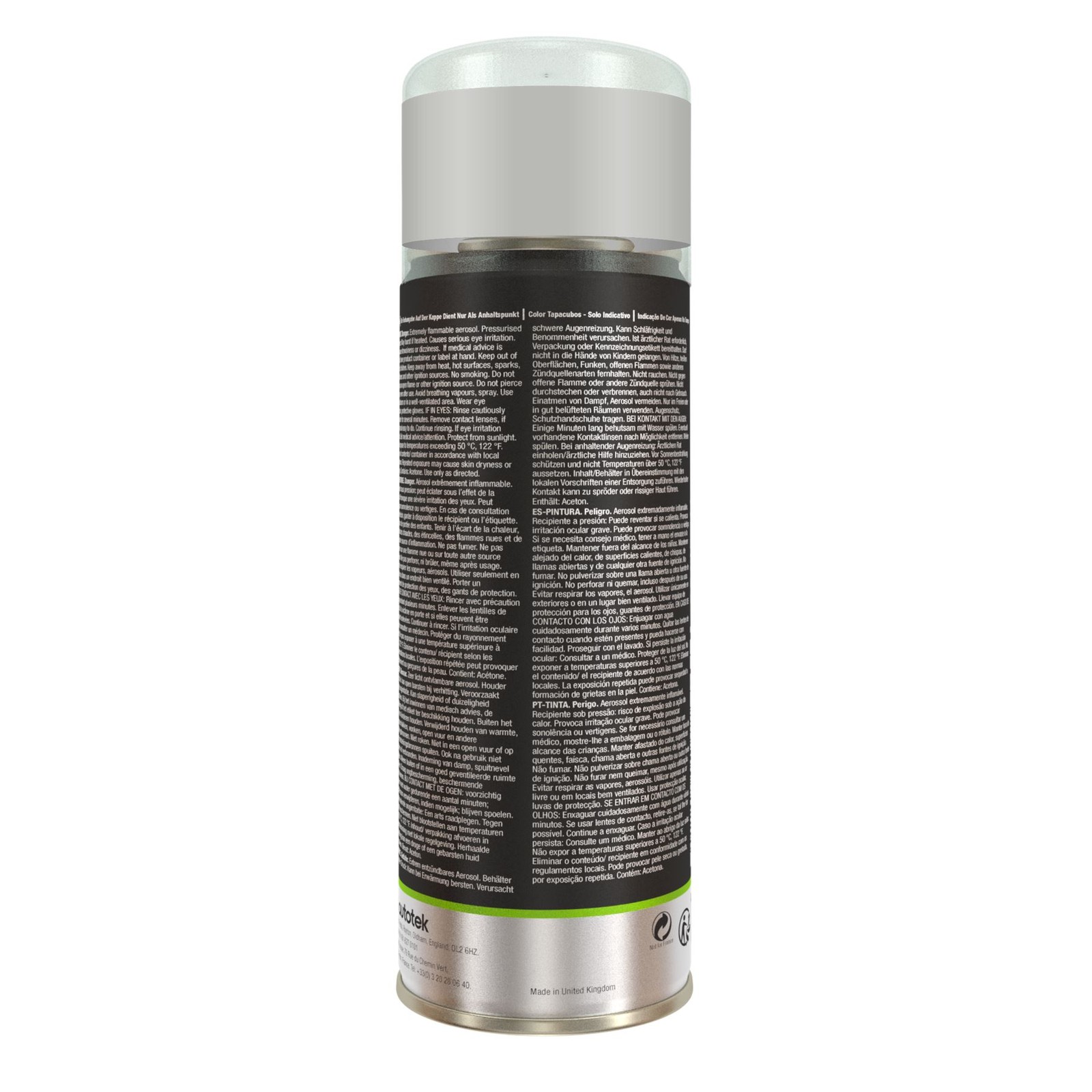 Autotek Quick Drying Exact Match Aerosol Spray Paint Ford Machine Silver 10.14oz