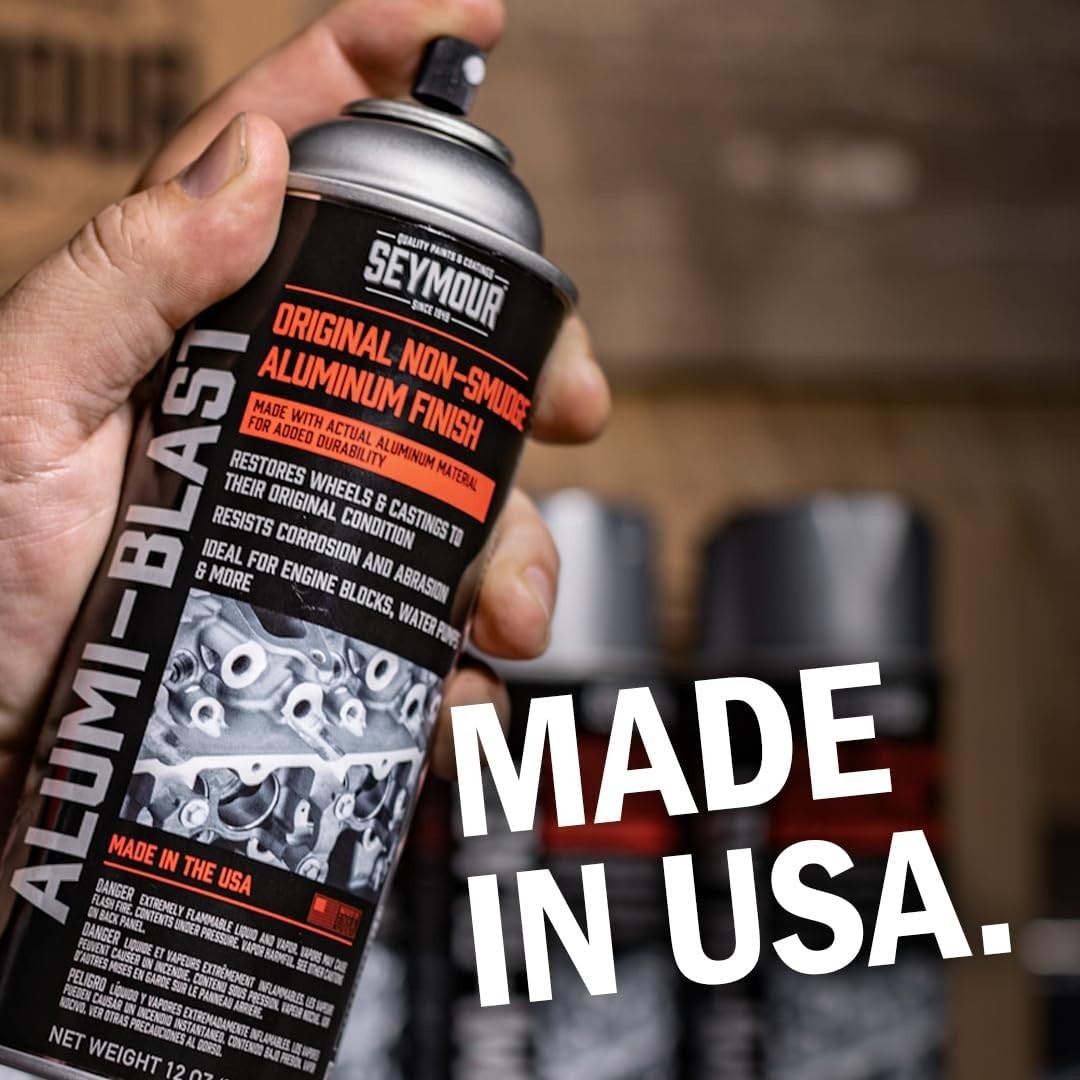 Satin Aluminum Metallic Spray Paint Engine Heat Resistant Rust Protective Coatin