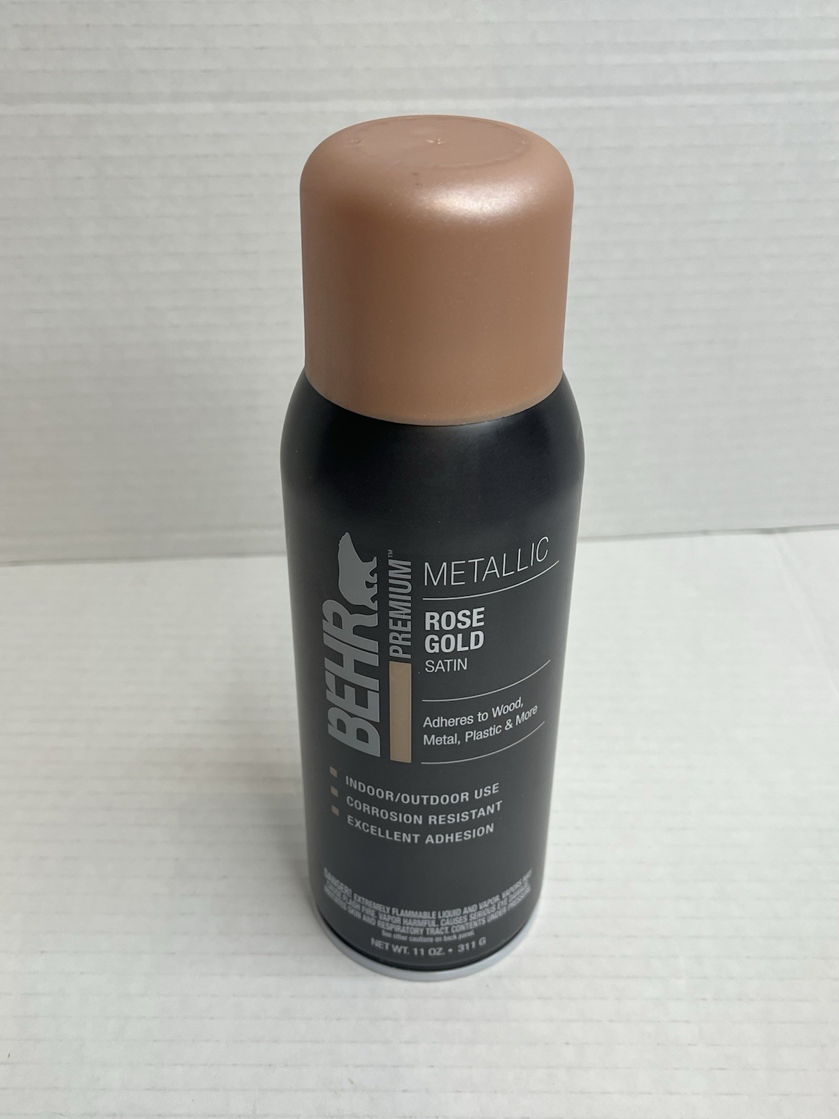 BEHR PREMIUM Rose Gold Satin #SP-210 Interior Exterior Metallic Spray Paint 11oz