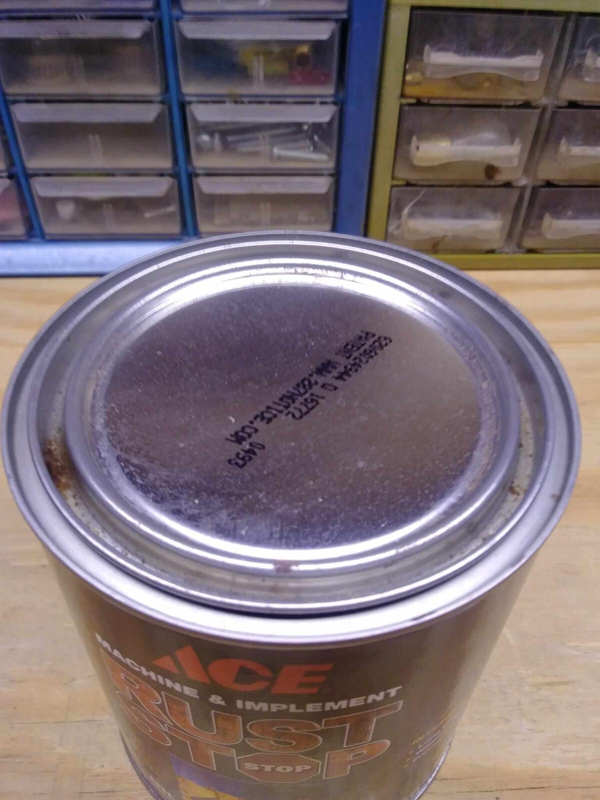 International Blue Tractor Paint 32oz Quart ACE RUST STOP Enamel