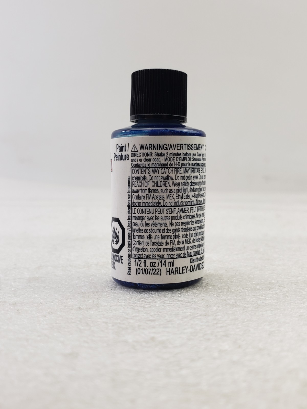 Harley-Davidson 98601EVA Clear Top Coat Touch-Up Paint Kit Reef Blue 14ml