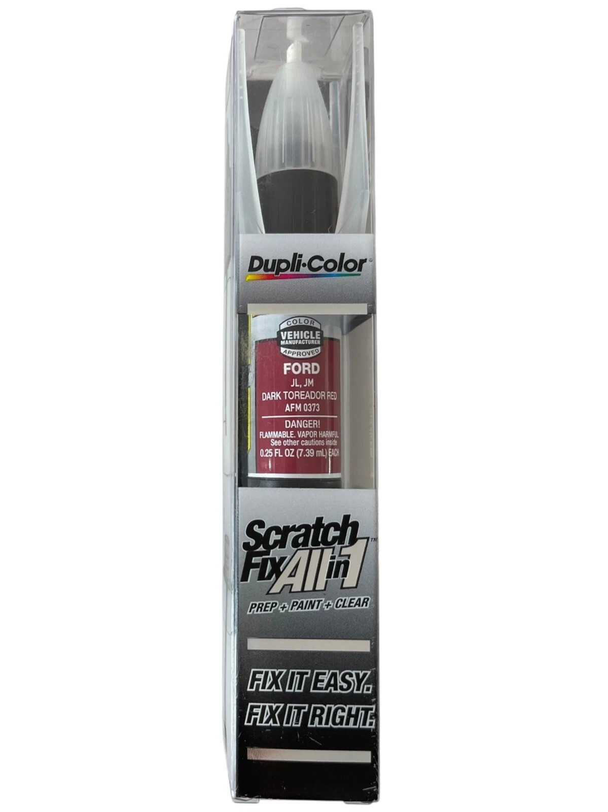 Dupli-Color Scratch Fix Auto Touch Up Paint Ford JL JM Dark Toreador Red AFM0373