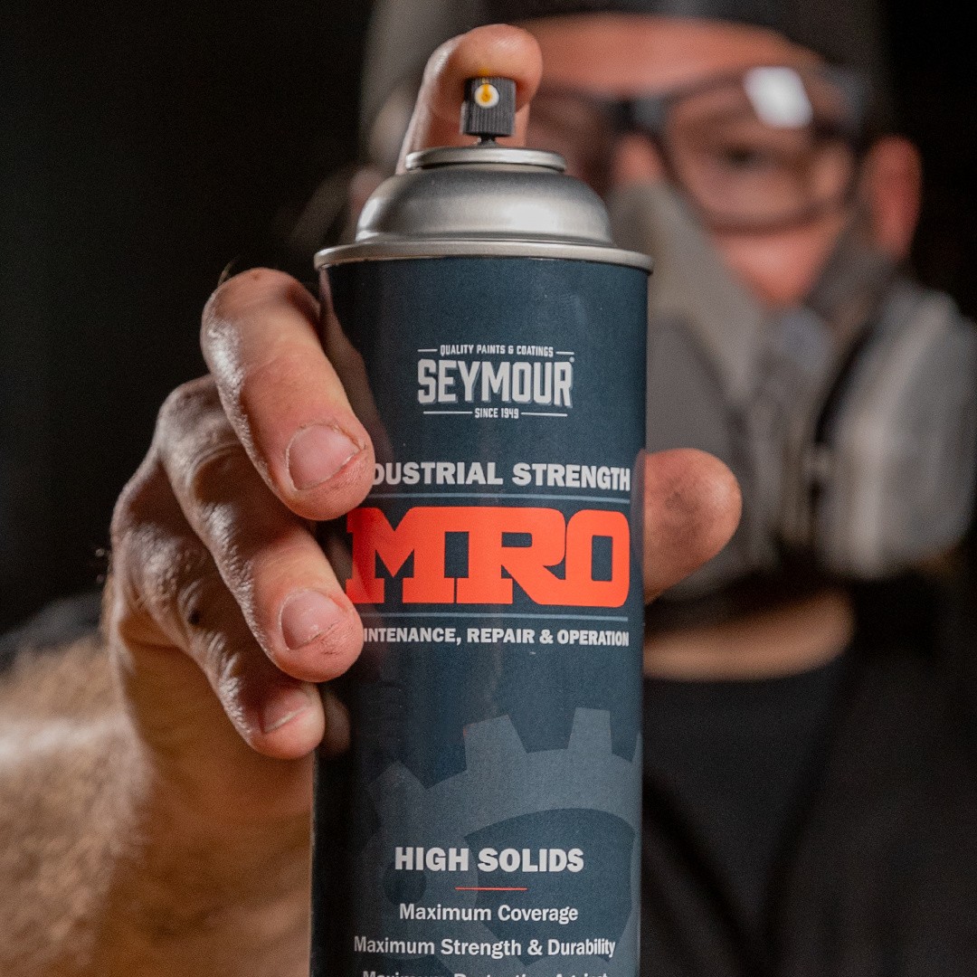Seymour 620-1431 MRO Industrial Strength Primer Spray Paint, Light Gray, 17 oz.