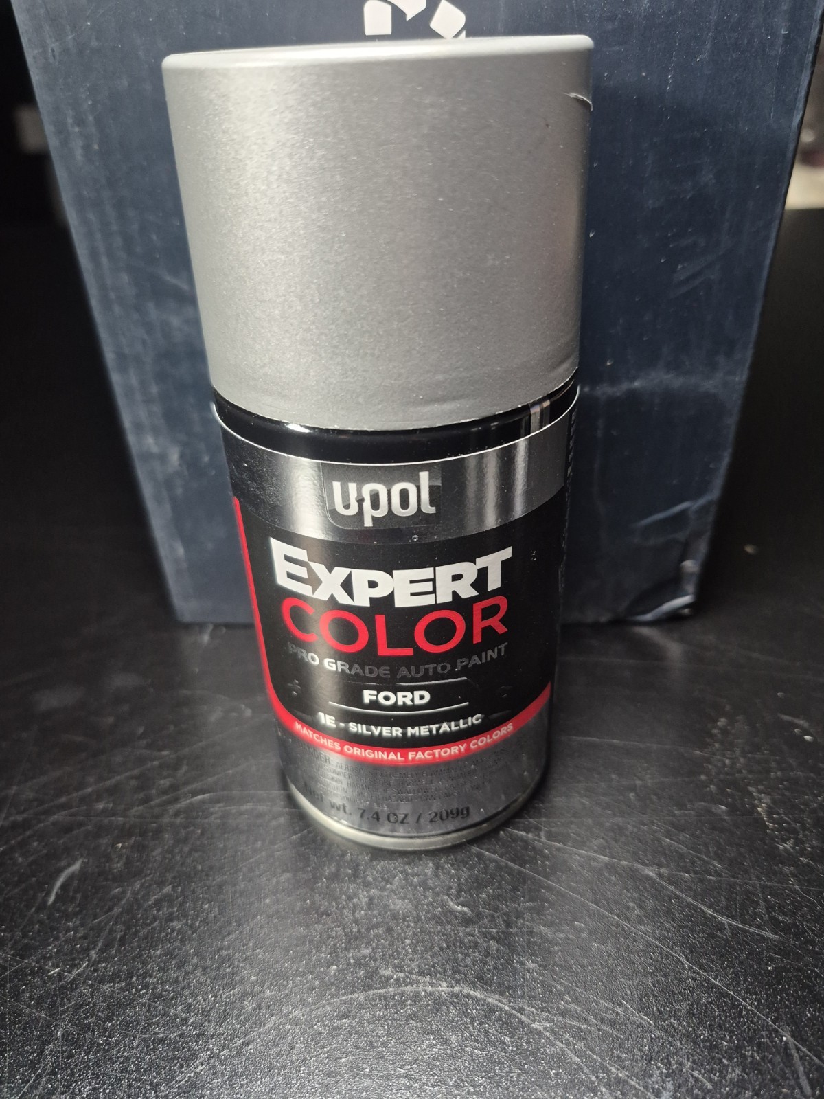 Upol 7.4oz Unopened Can Ford Pro Grade Auto Paint 1E- Silver Metallic