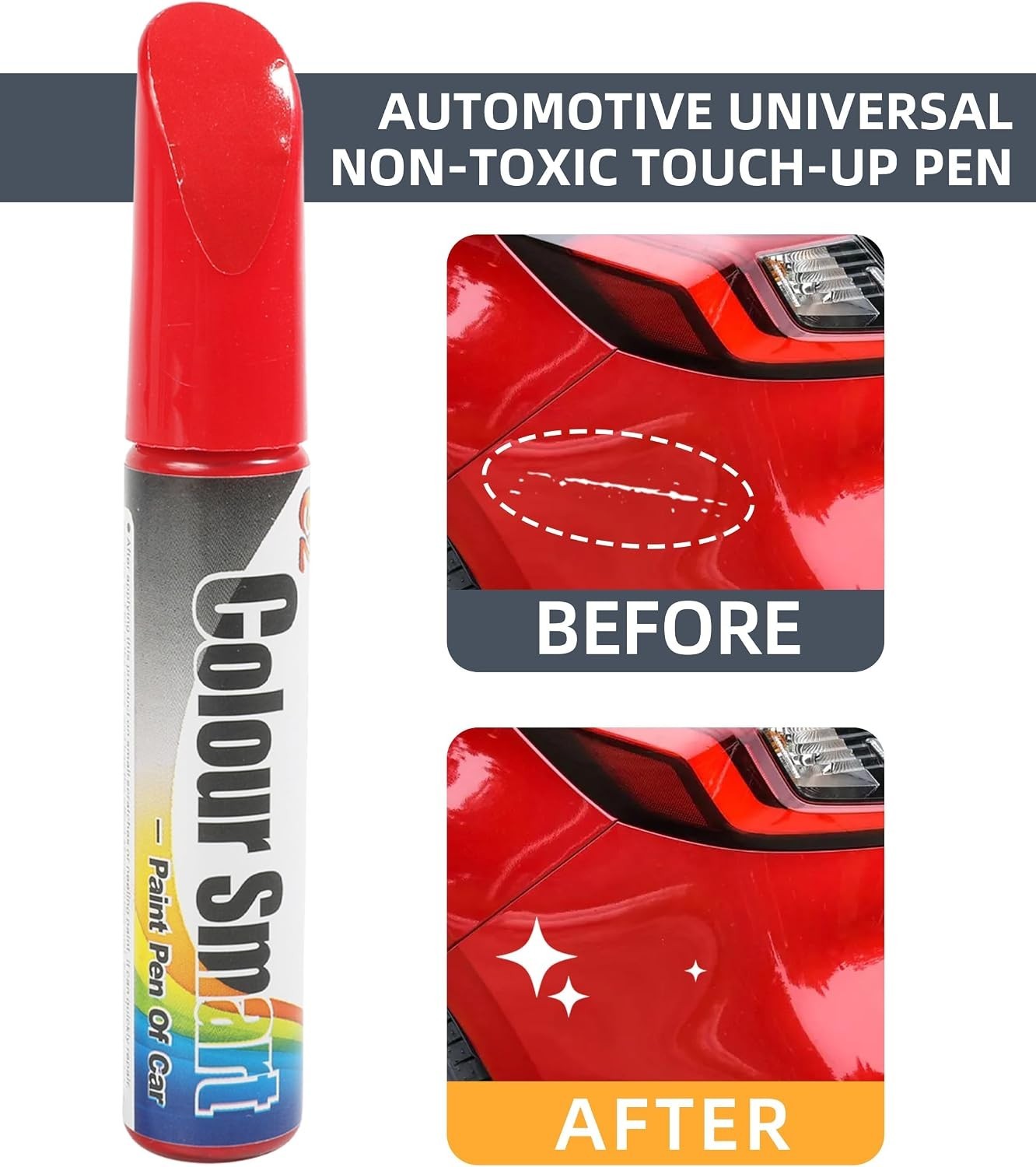 1 oz Oil-Based Car Scratch Repair Pen – Rust Resistant Glossy Finish