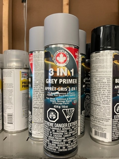 Dominion Sure Seal 24023 3 In 1 Gray Primer Aerosol 16 oz