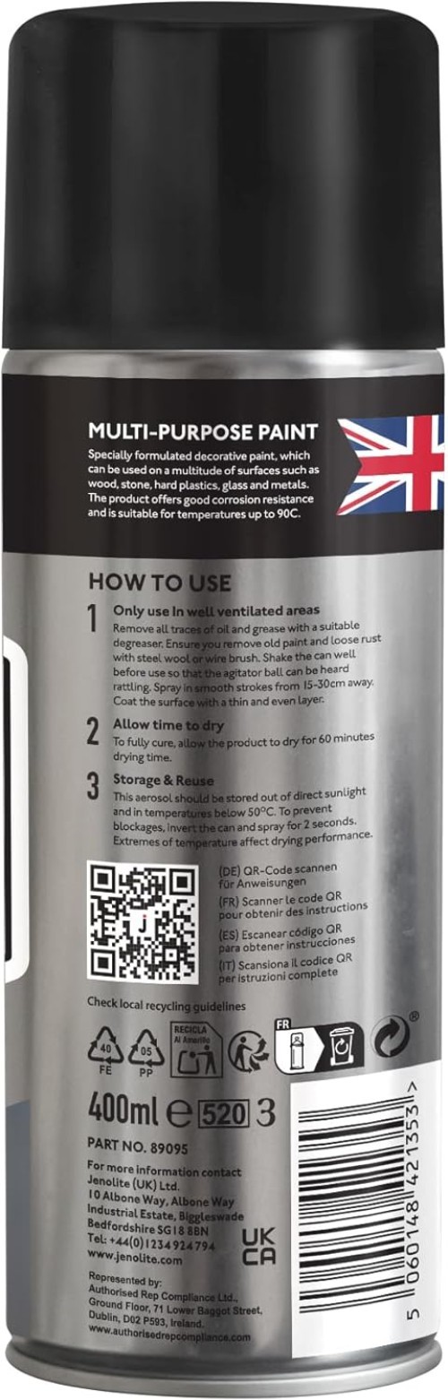Smooth Gloss Chrome Spray Paint – Corrosion Resistant for Various Surfaces 400ml