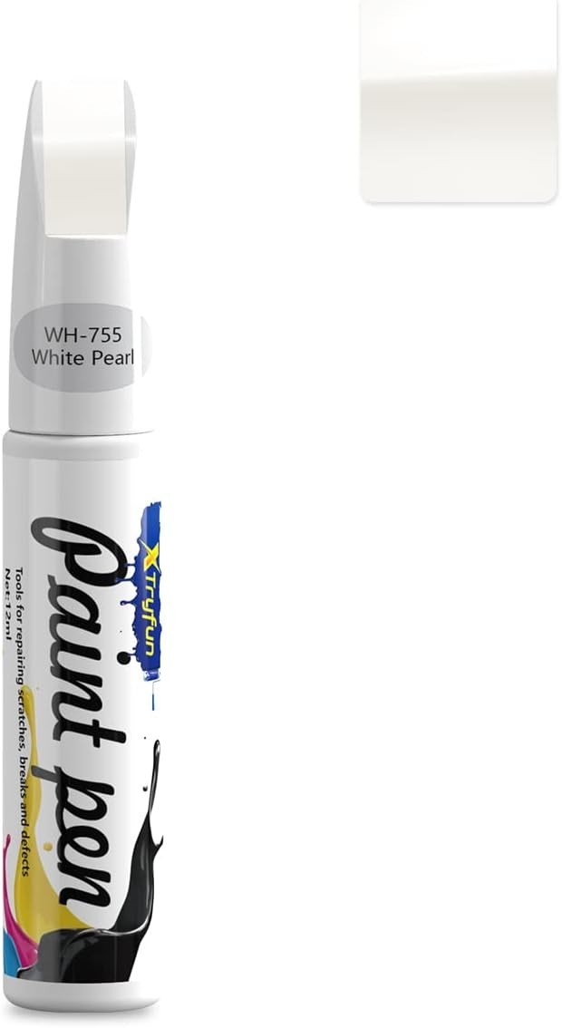 Fast-Drying Auto Scratch Remover Pen – White Pearl Touch Up Paint, 1.69 Fl Oz