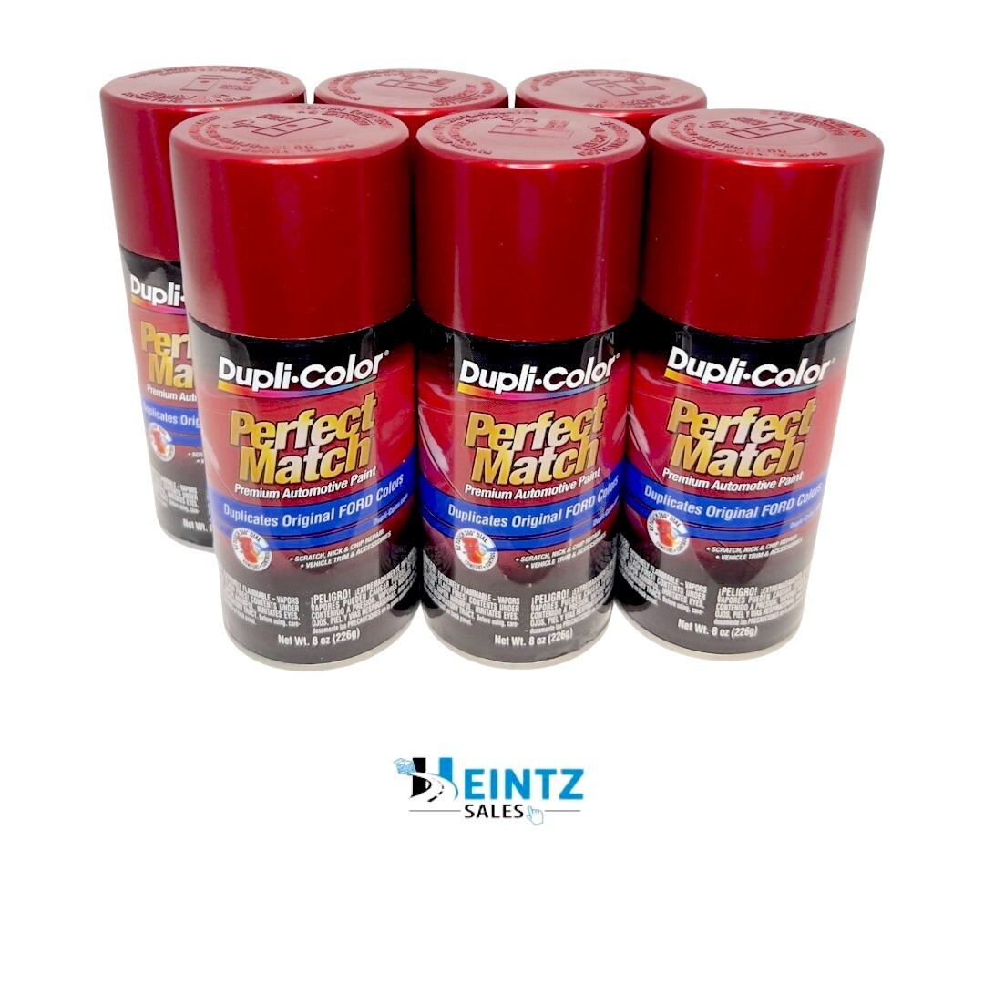 Duplicolor BFM0344 Perfect Match Ford Toreador Red Metallic 8oz Code FL (6 PACK)
