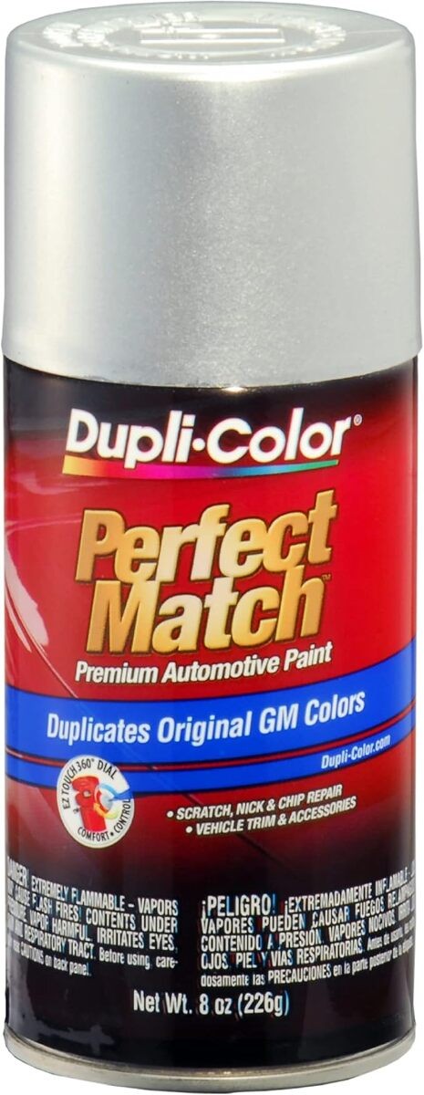 Dupli-Color GM Perfect Match 8 oz Spray Paint Galaxy Silver Metallic 12, WA519F