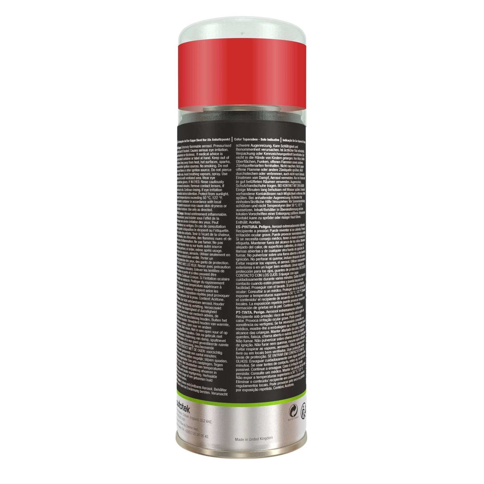 Autotek Kia Signal Red Fast Drying High Coverage Aerosol Spray Paint 10.14oz