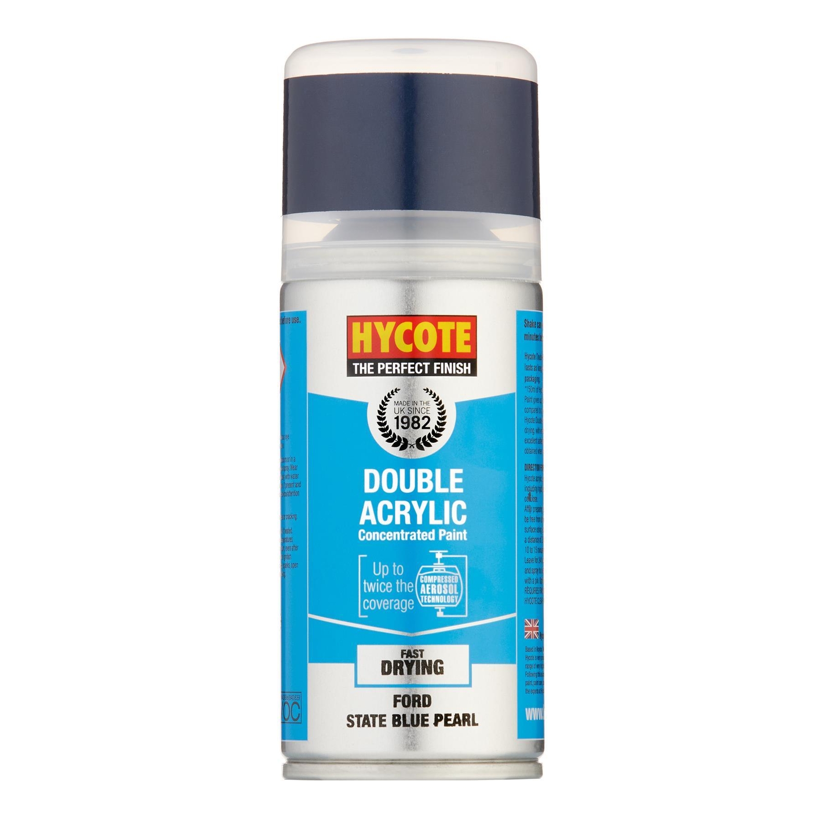 Hycote Colour Spray Paint XDFD237 Ford State Blue (Pearlescent) 150ml