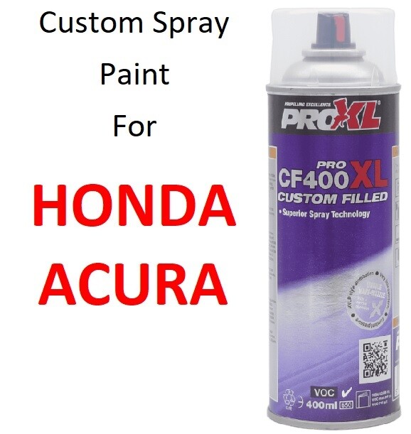 Custom Automotive Touch Up Spray Paint For HONDA and ACURA Cars