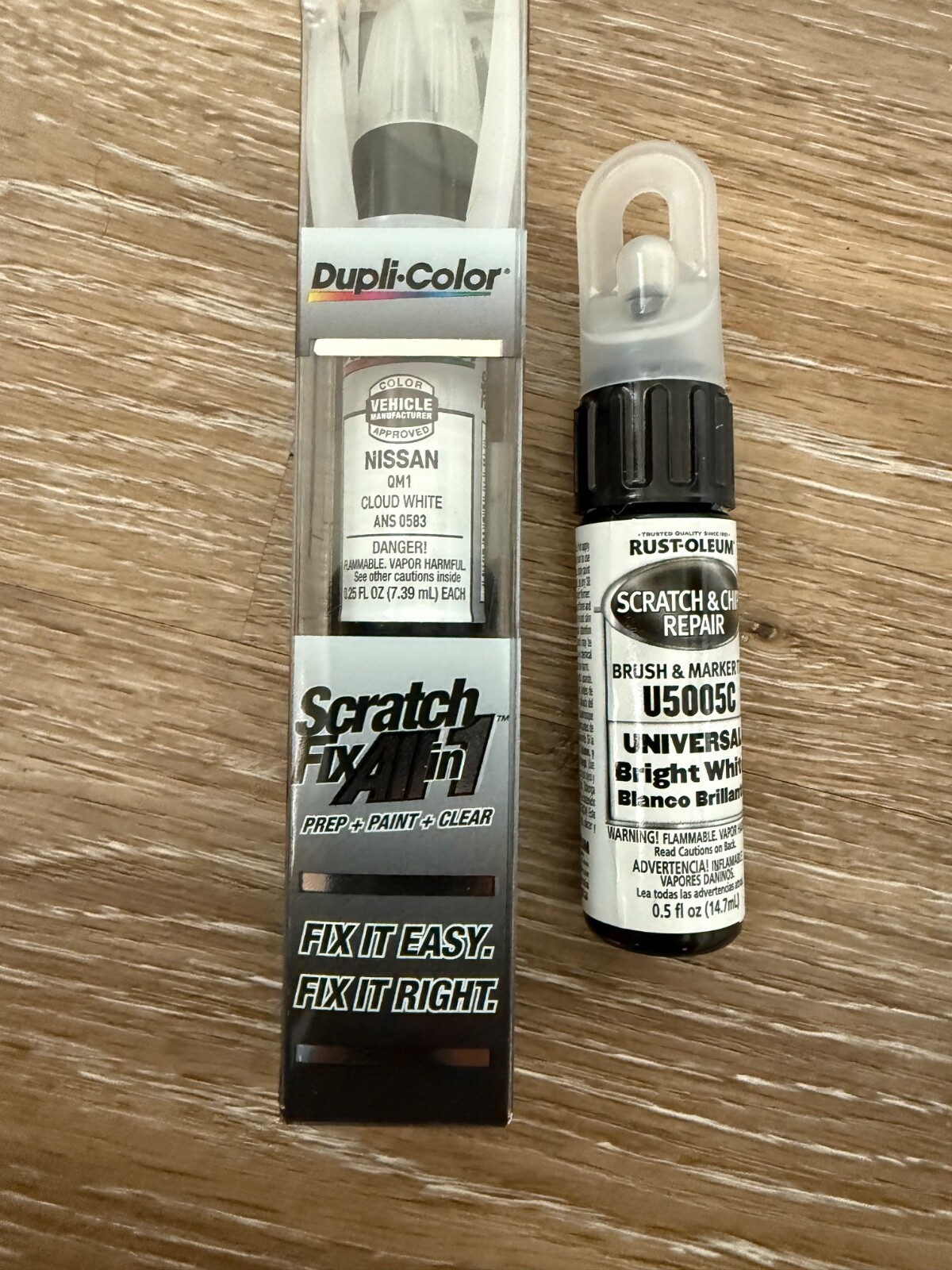 Dupli-Color ANS 0583 NISSAN Cloud White Scratch Fix All-In-1 Paint Pen QM1