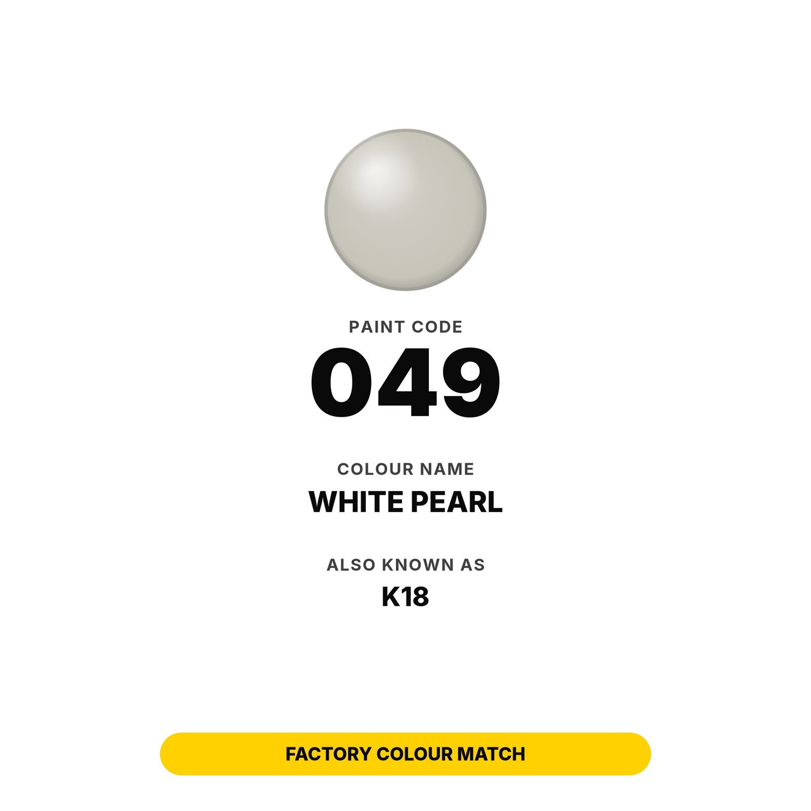 Touch Up Paint For Toyota 049 White Pearl Original Factory Color Auto Touch Up