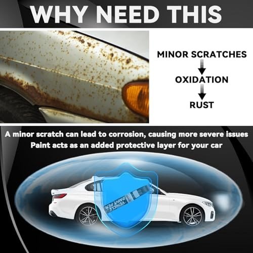 White Car Paint Touch Up Pen Color Accurate Scratch Repair Fast Dry UV Resistant