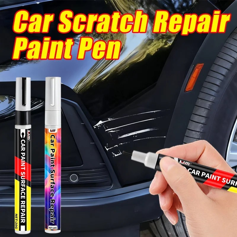 New Car Scratch Repair Paint Pen 20g Black White Touch Up DIY Fix Kit