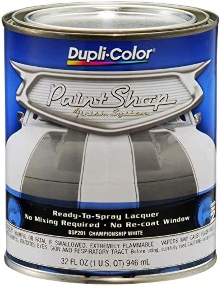 Versatile Championship White Lacquer Paint for Indoor and Outdoor Applications
