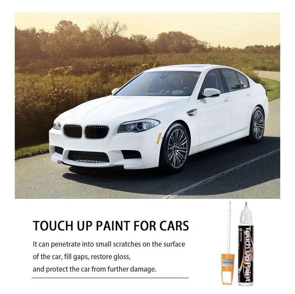 2Pack Car Paint Scratch Repair,Car Scratch Remover,Car Touch Up Paint,12ml,White