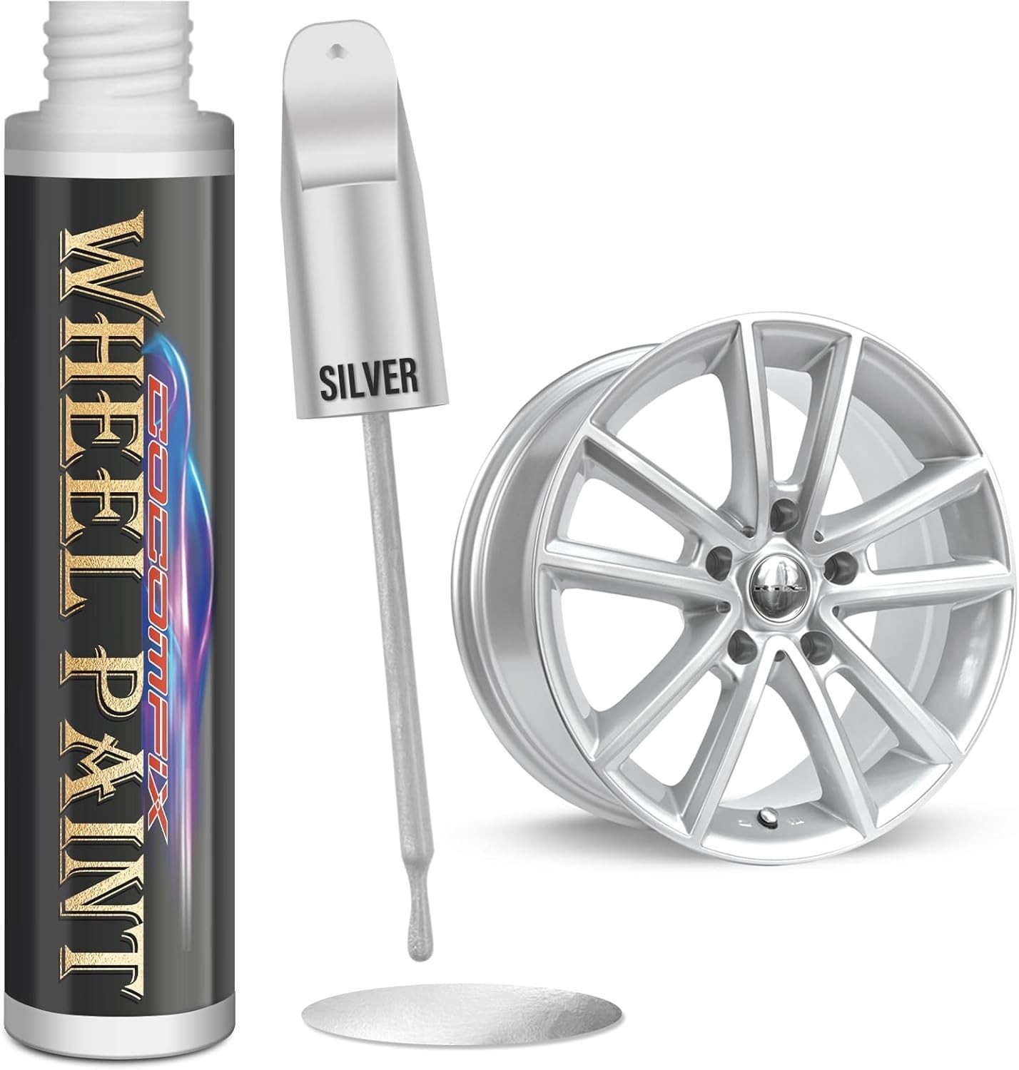 Alloy & Aluminum Rim Repair Kit – Chrome Wheel Paint