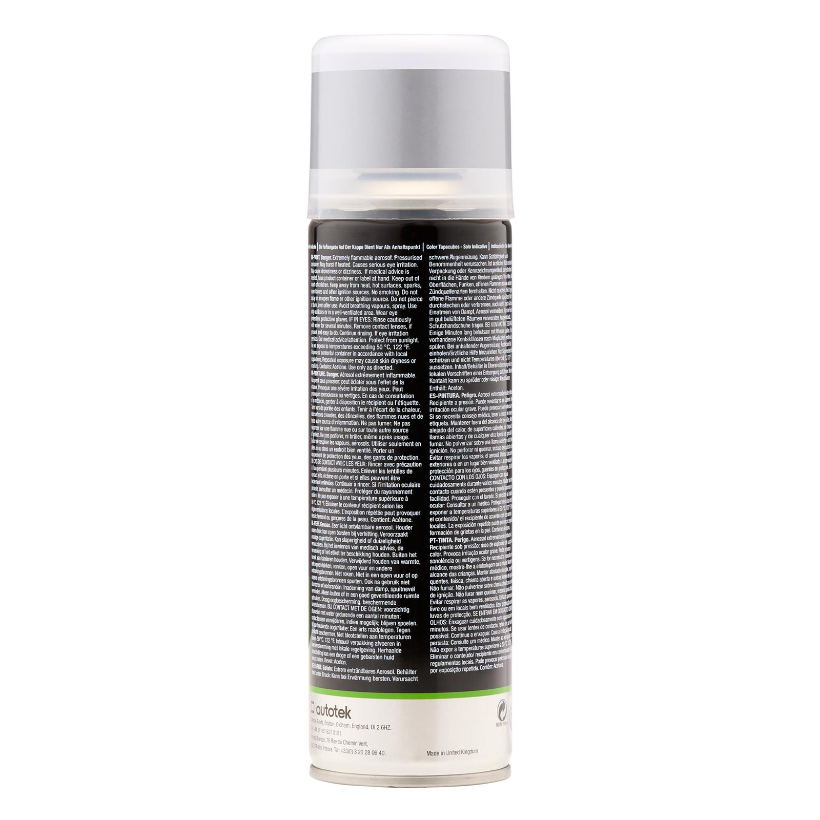 Autotek Exact Match Fast Drying Aerosol Spray Paint Ford Moondust Silver 10.14oz