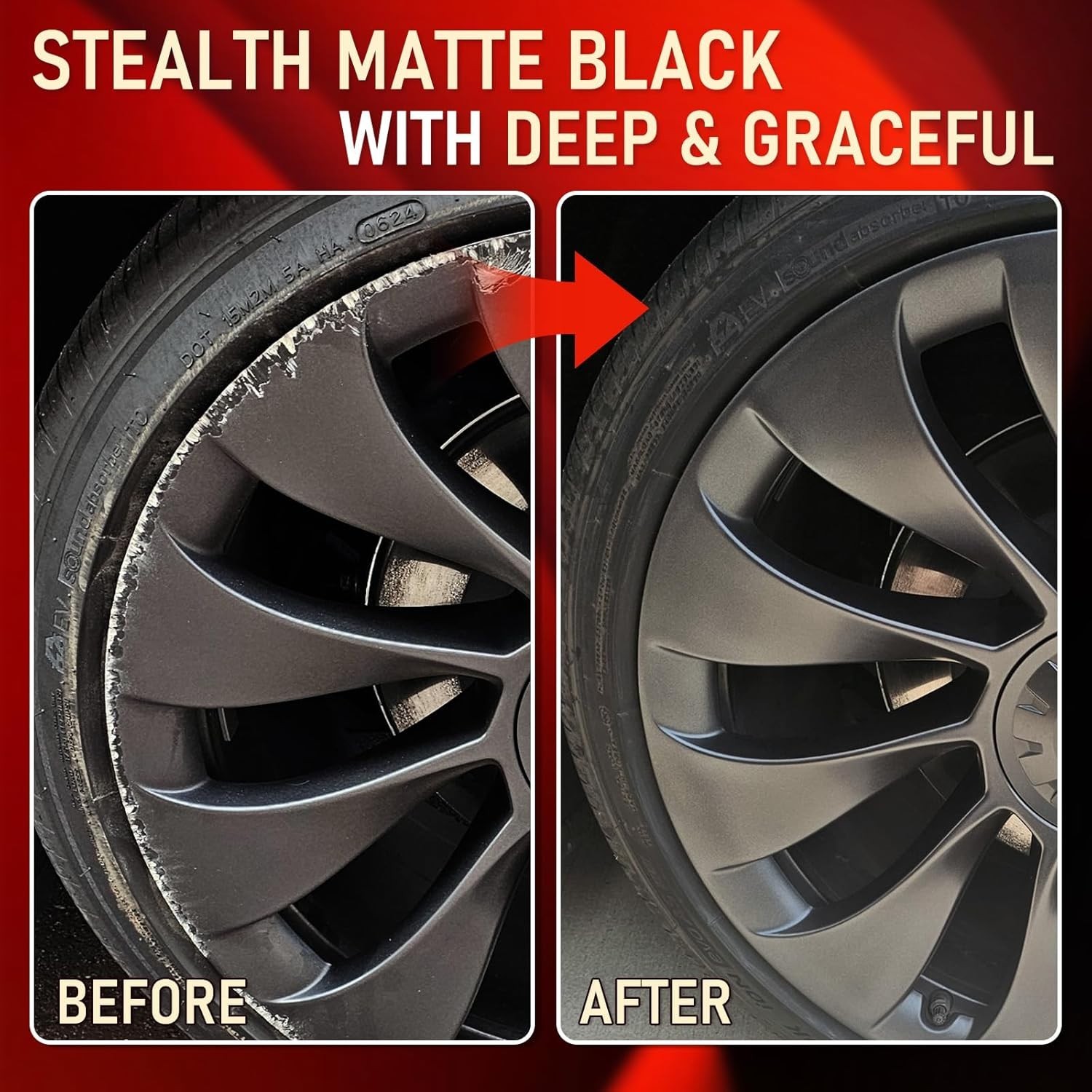 Matte Black Rim Touch-Up Paint Pen – Waterproof & Rust Resistant Enamel Solution