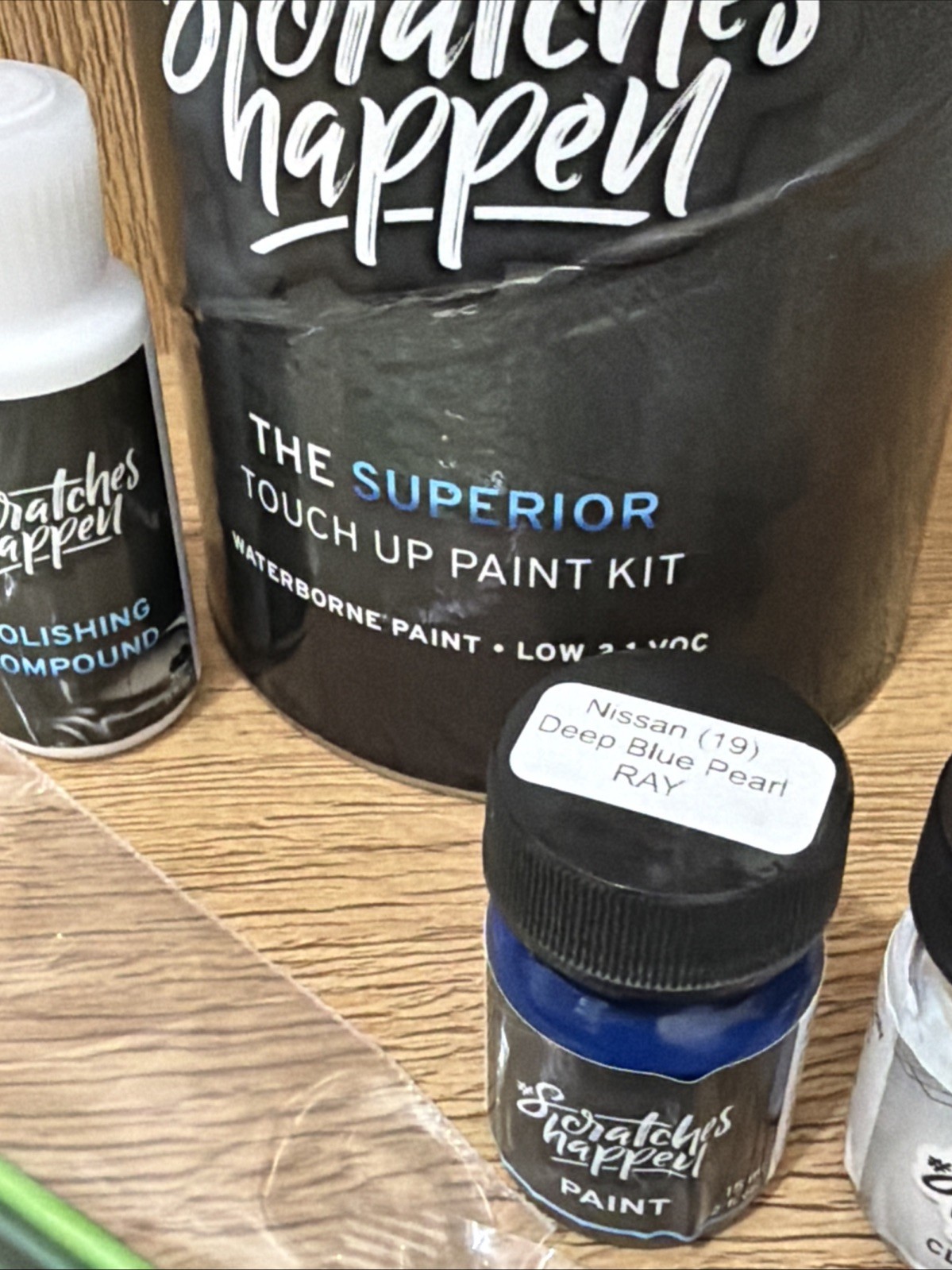 Scratches Happen The Superior Touch Up Paint Kit – Nissan (19) Deep Blue Pearl
