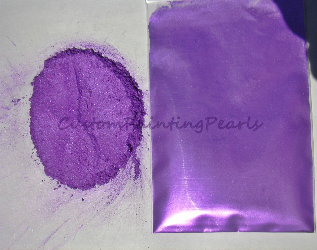 25g Candy PURPLE Pearl Pigment auto paint HOK HVLP SPRAY GUN Dupont