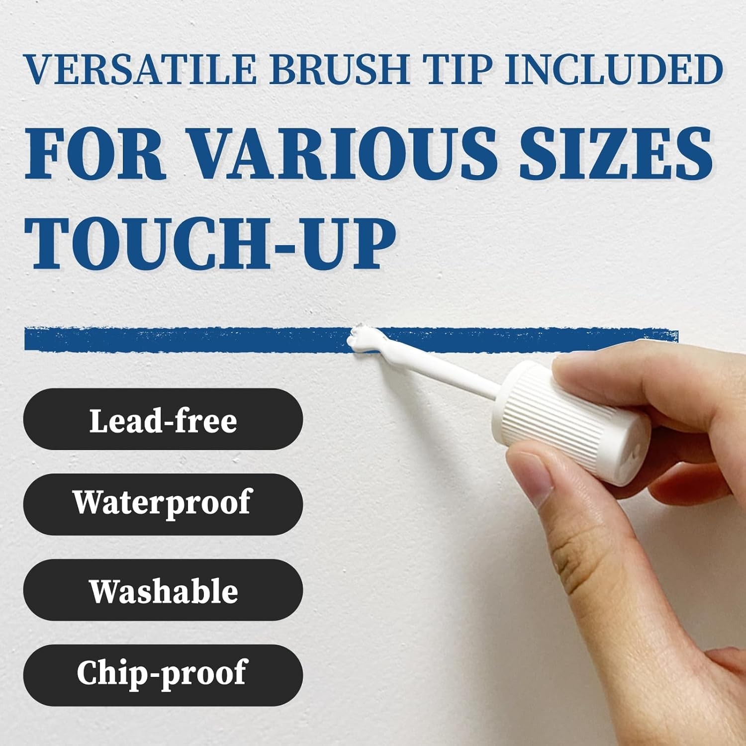 Personalize Your Space: Fast-Drying White Touch Up Paint for Interior & Exterior