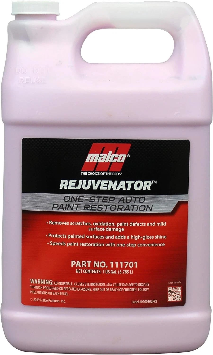 Restorative Auto Paint Rejuvenator – 1 Gal, Scratch Repair, Deep Gloss