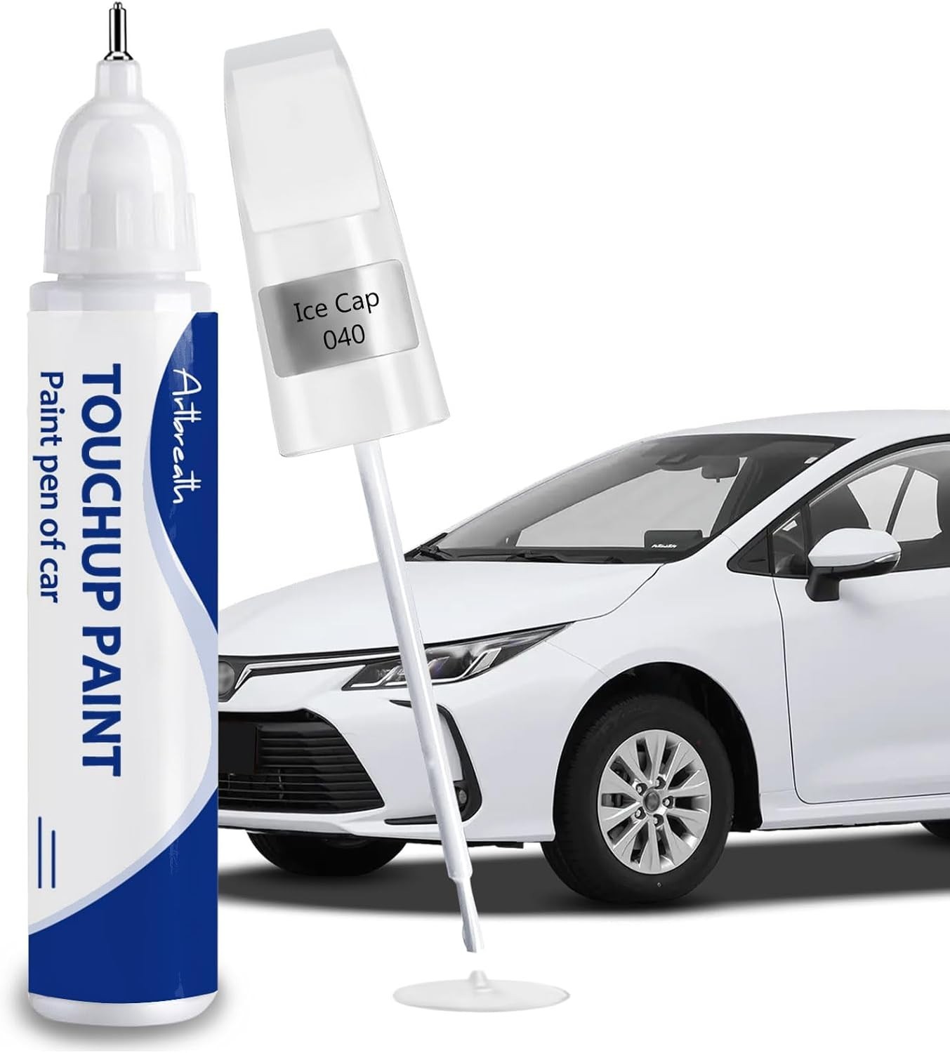 Super White040 Car Scratch Repair – Toyota Paint Pen for Avalon, Camry, Prius