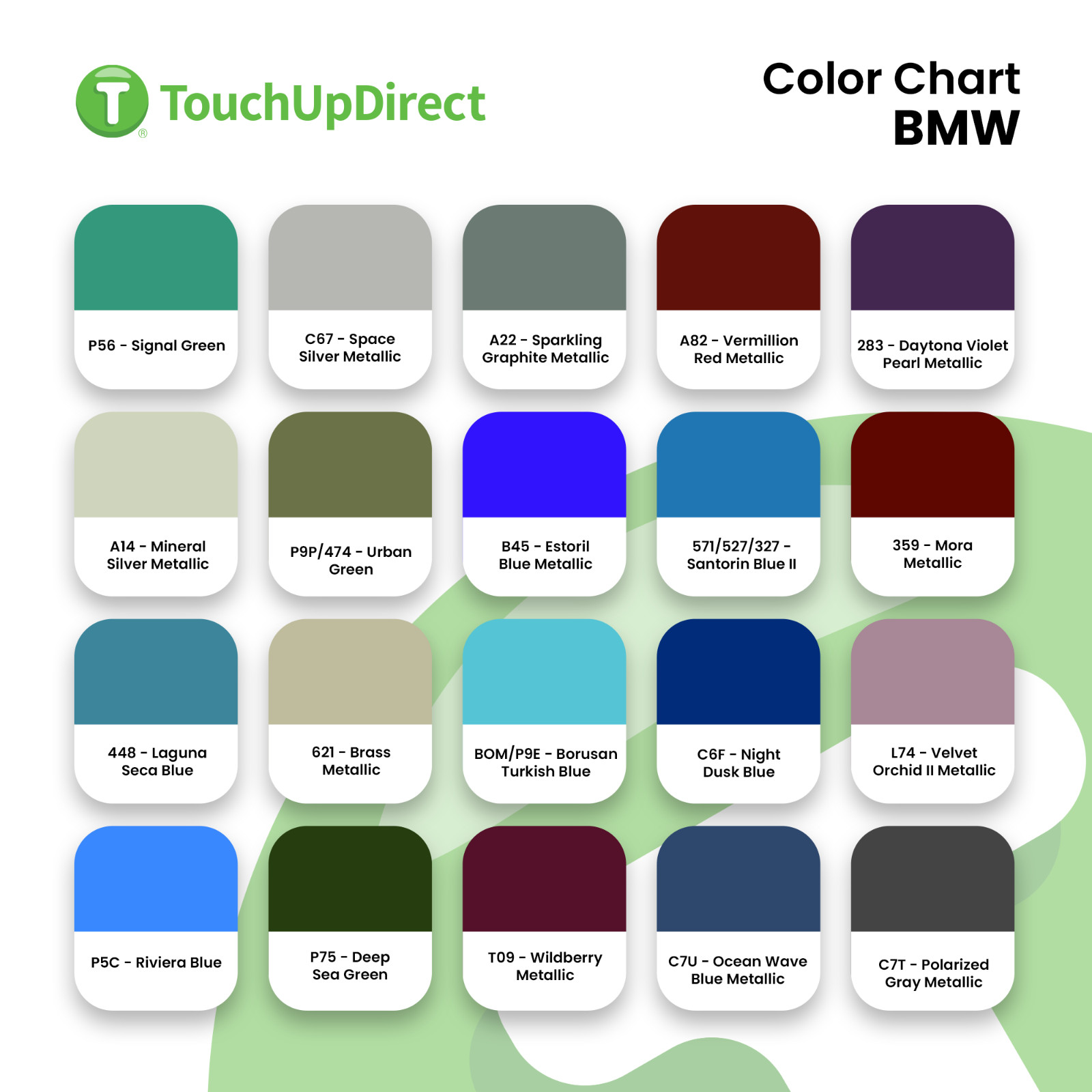 BMW Touch Up Paint by TouchUpDirect – Brush or Spray Paint – Choose Your Color