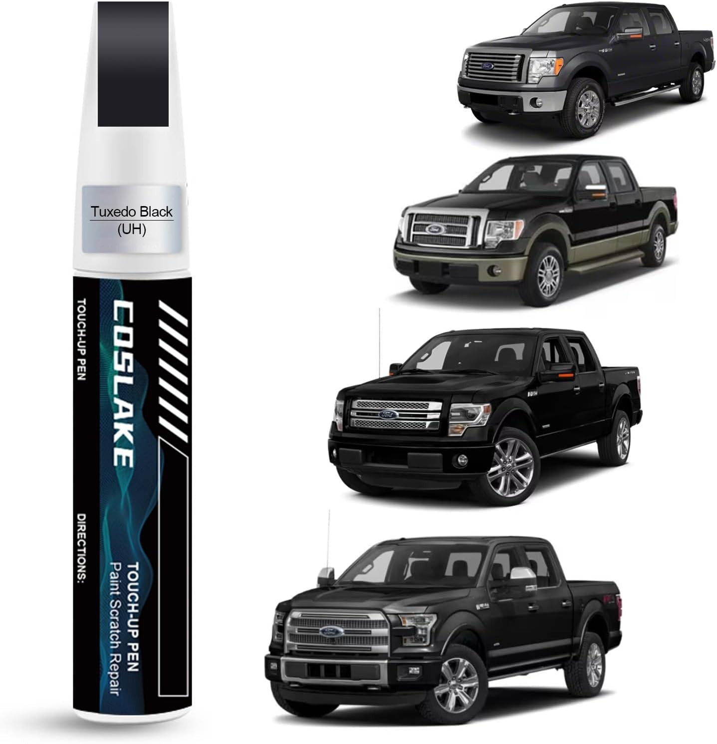 Ultimate Ford Touch-Up Solution in Tuxedo Black UH: 2-in-1 Pen & Applicators