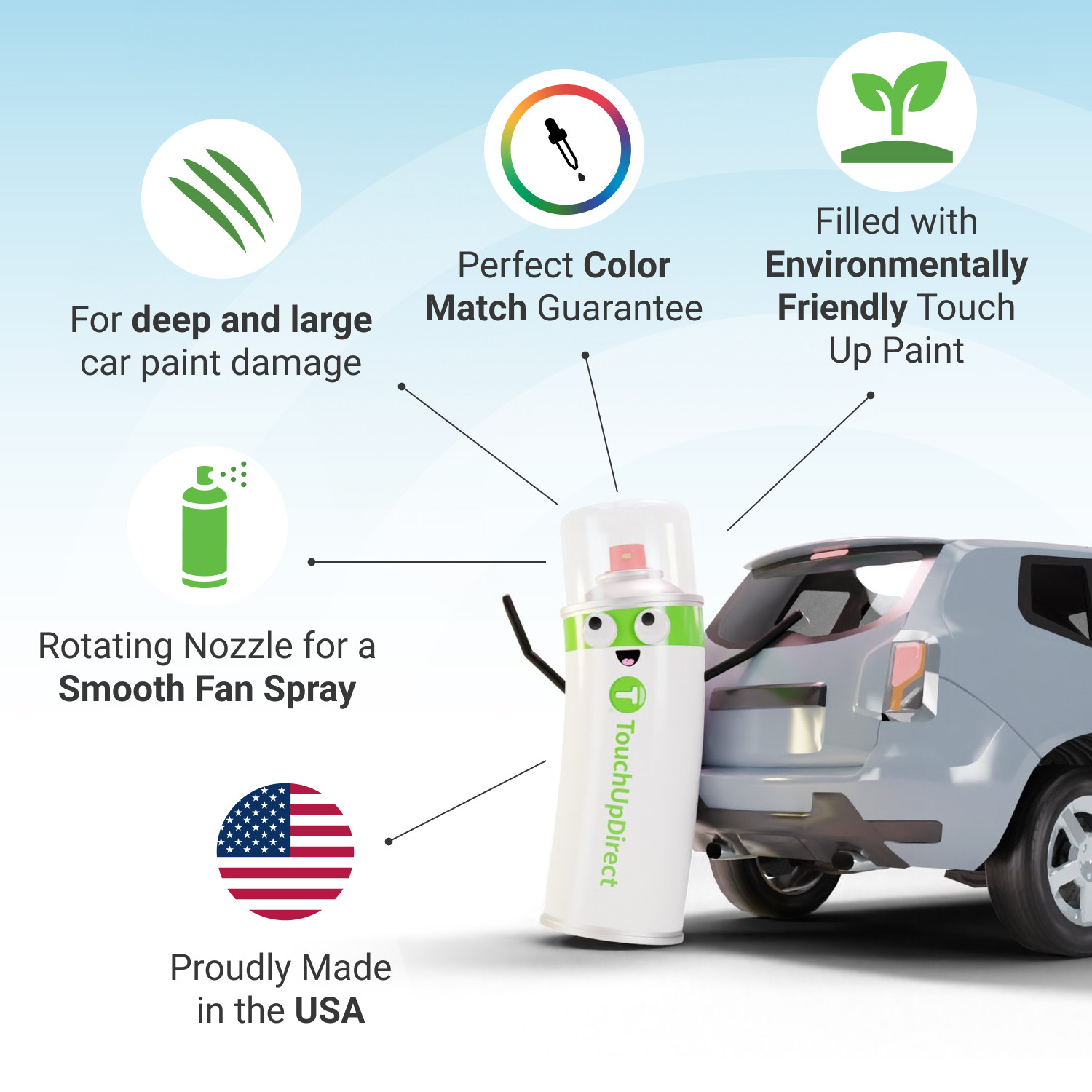 Porsche Touch Up Paint by TouchUpDirect – Brush or Spray Paint – Choose A Color