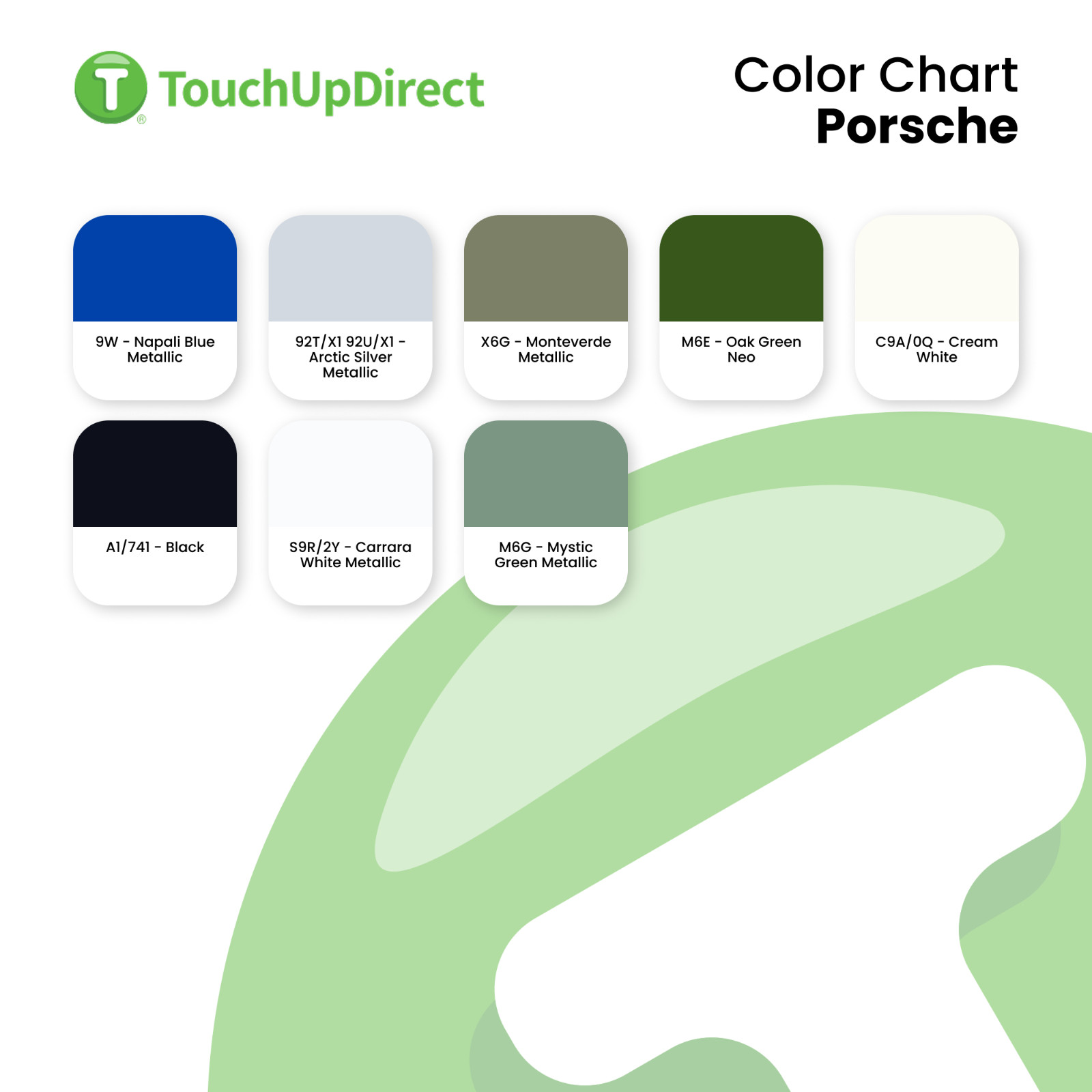Porsche Touch Up Paint by TouchUpDirect – Brush or Spray Paint – Choose A Color