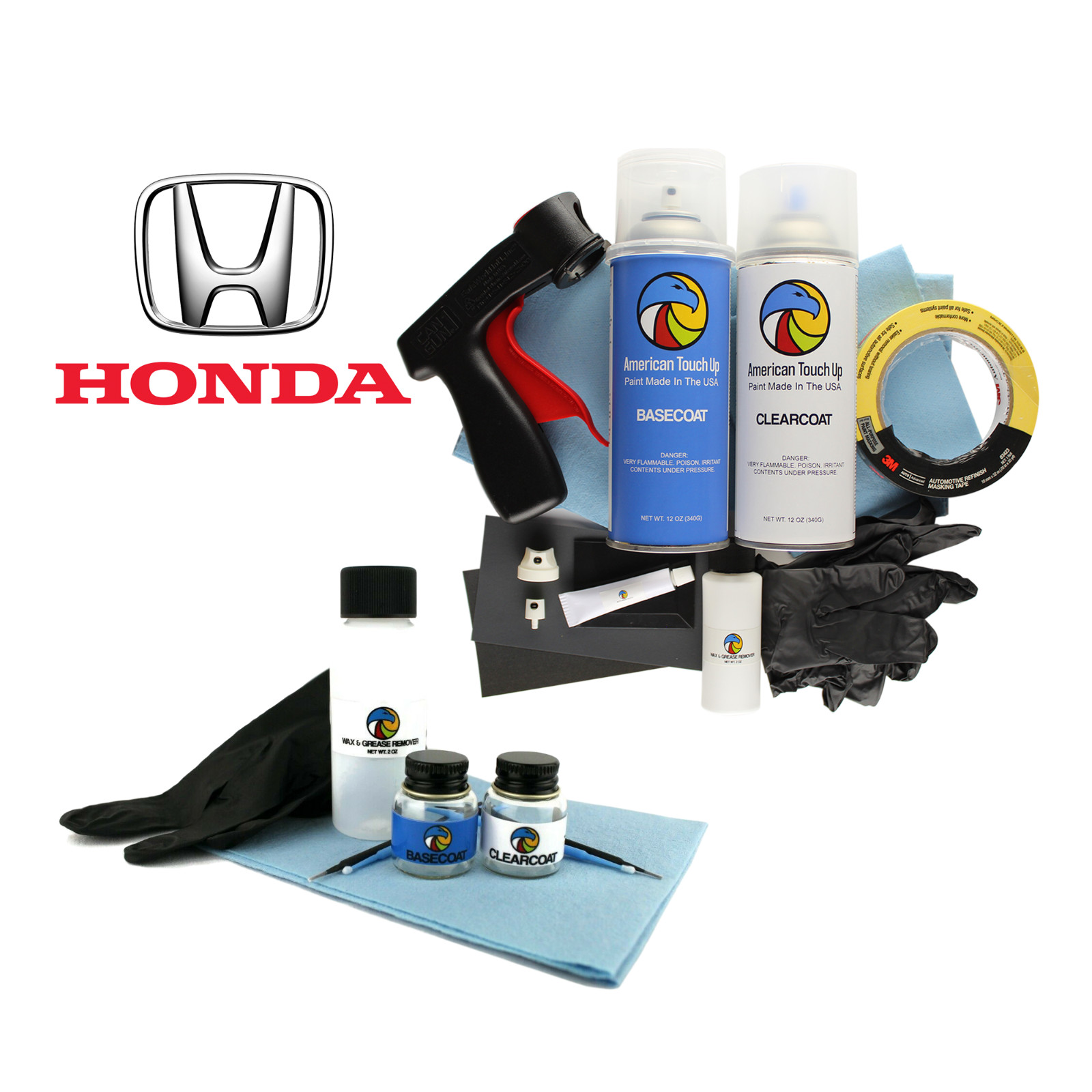 HONDA – Genuine OEM Automotive Touch Up/Spray Paint Kit SELECT YOUR COLOR CODE