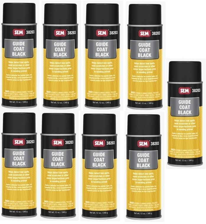 SEM 38203 Black Guide Coat – 12 oz ( Pack of 9)