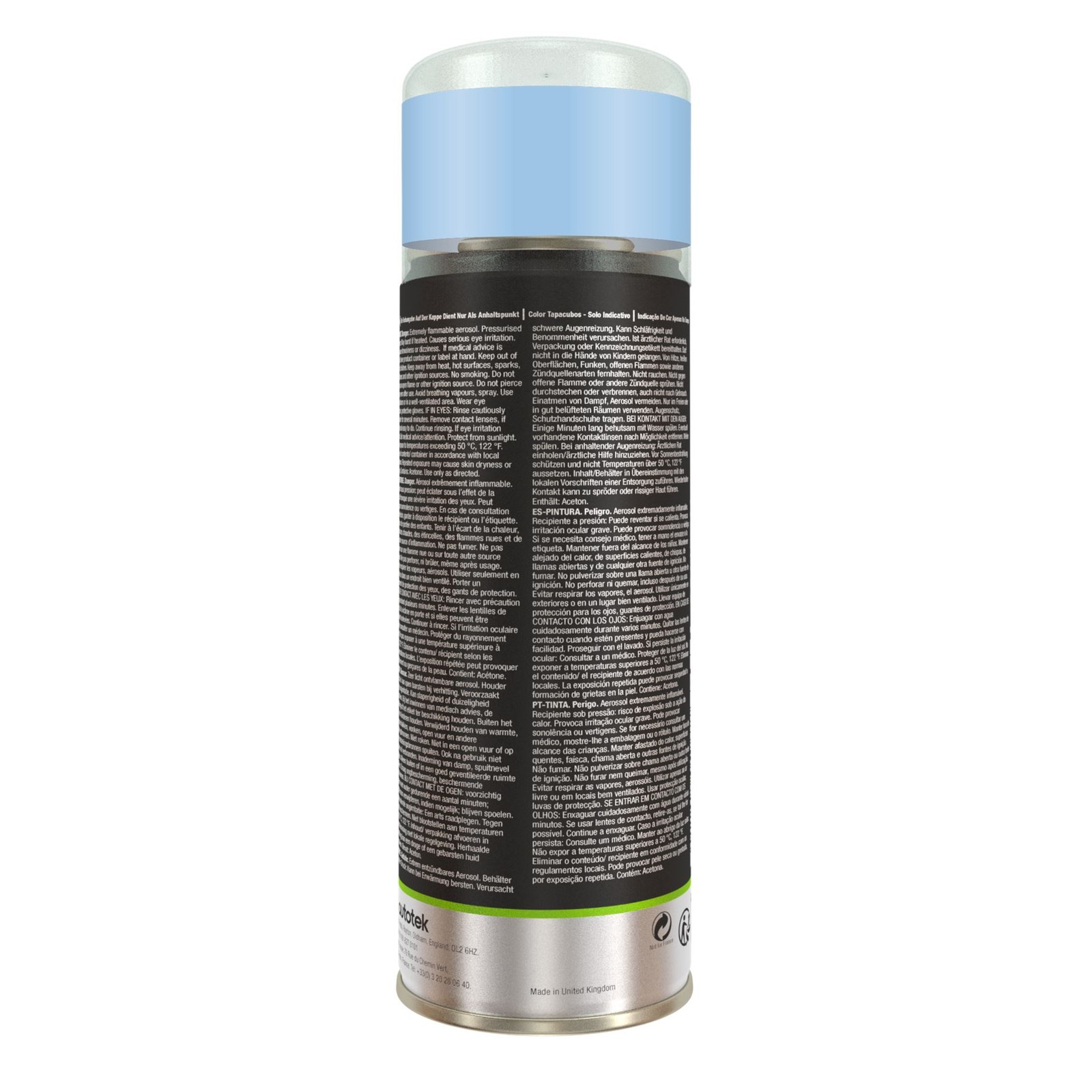 Autotek Ford Bermuda Light Blue High Coverage Aerosol Spray Paint 10.14oz
