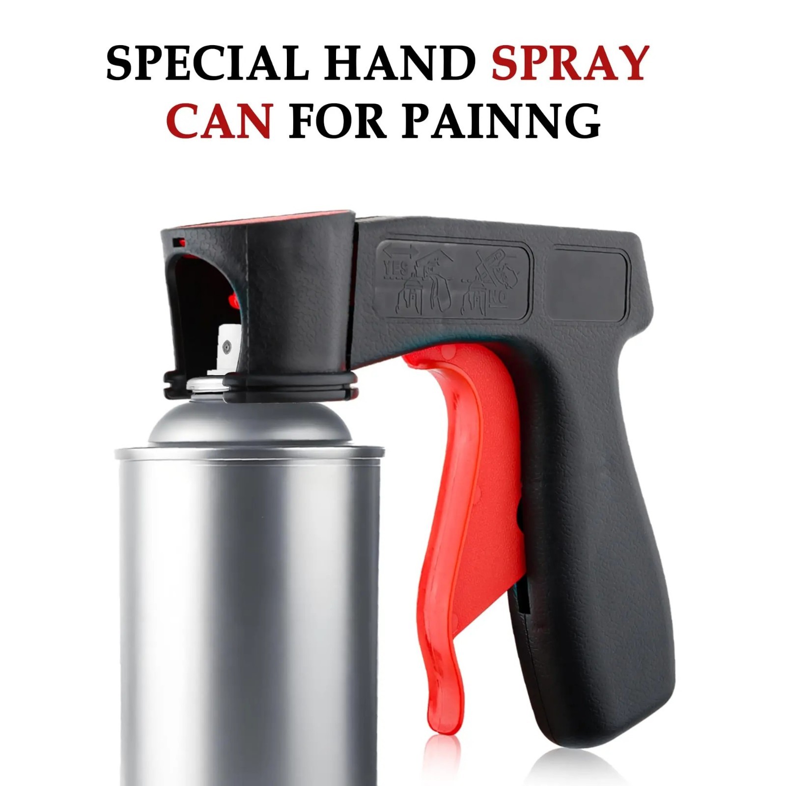 3x Spray Can Handle Pistol Grip Universal Aerosol Paint Trigger Easy Control Too
