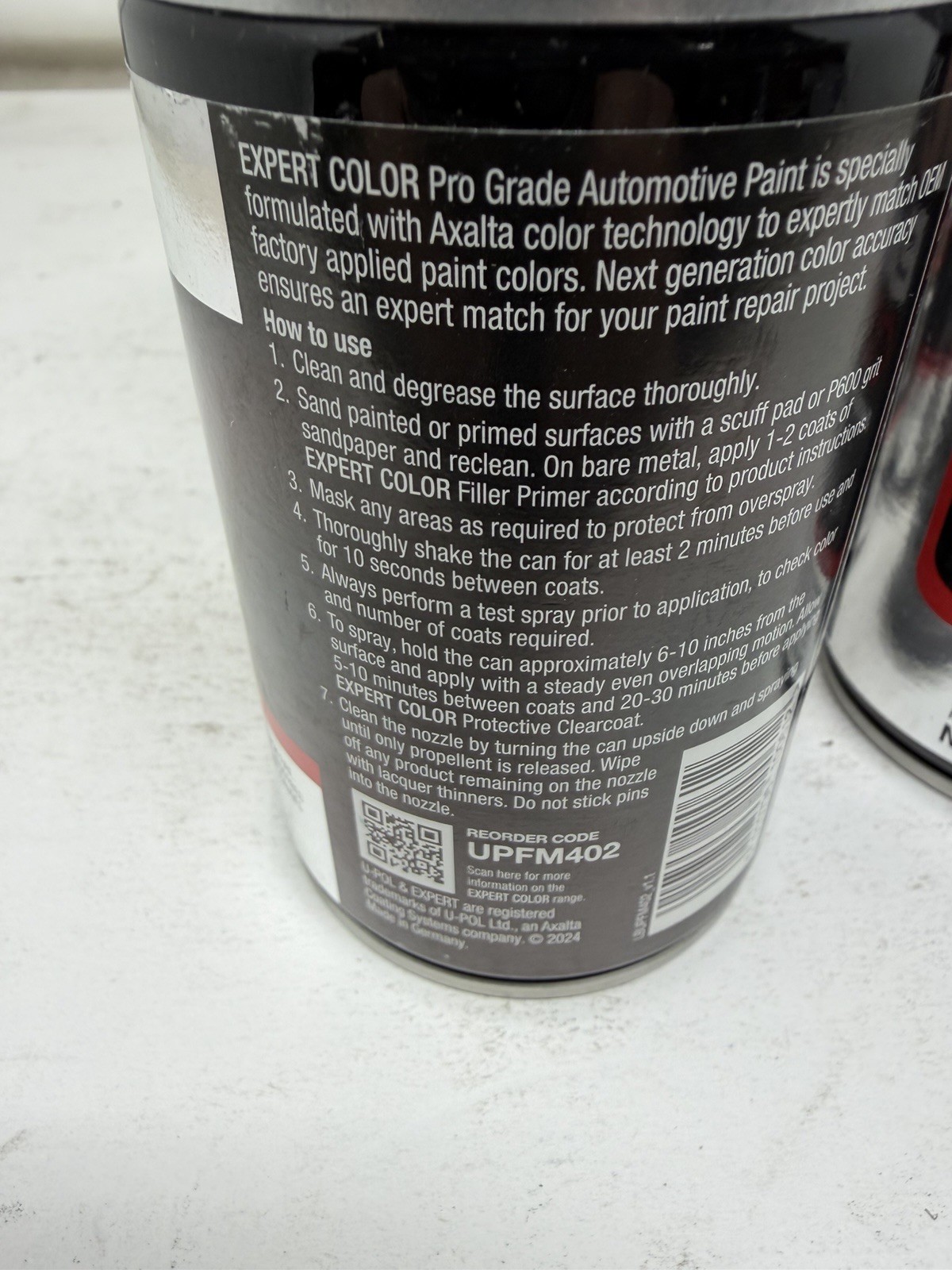 Upol 7.4oz ford Pro Grade Auto Paint yn silver charcoal metallic UPfm402 5 pack