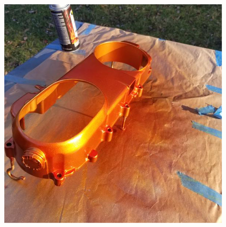 Metallic Orange Chrome Wheels Spray Paint Rim Steel Aluminum +Primer Coating 3PK