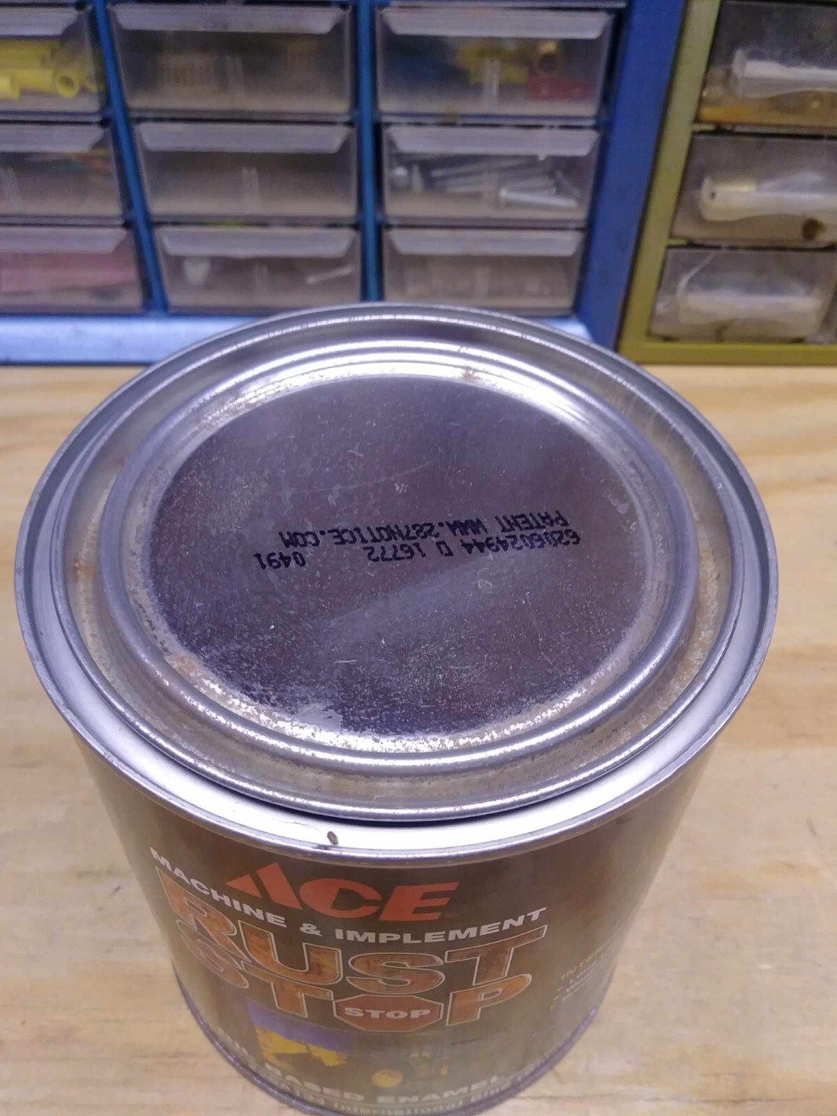 International Blue Tractor Paint 32oz Quart ACE RUST STOP Enamel