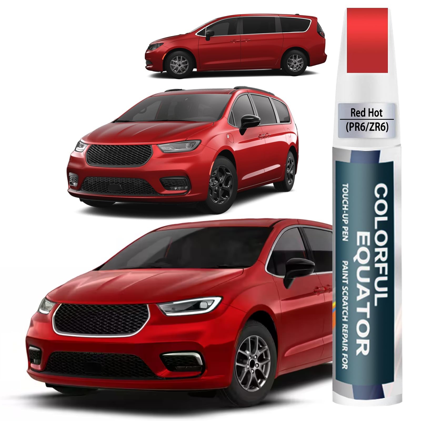 Touch Up Paint Pen For Chrysler PR6 ZR6 Red Hot Automotive Paint Repair