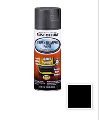 Black Truck Car Bumper Trim Spray Paint Exterior Interior Metal Trim Molding NEW