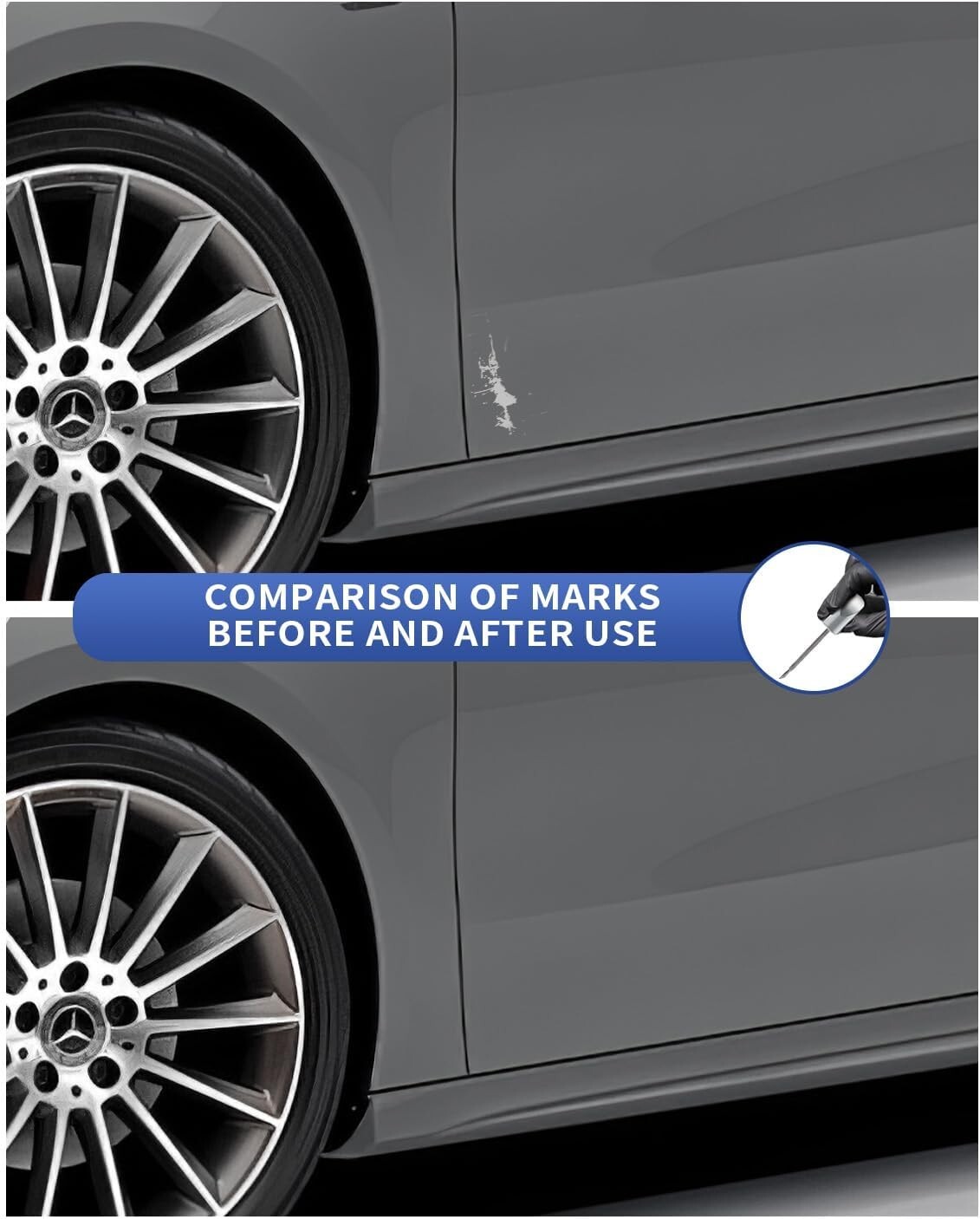 775 9775 Iridium Silver Exact Match Touch-Up for Mercedes – Full Repair Kit