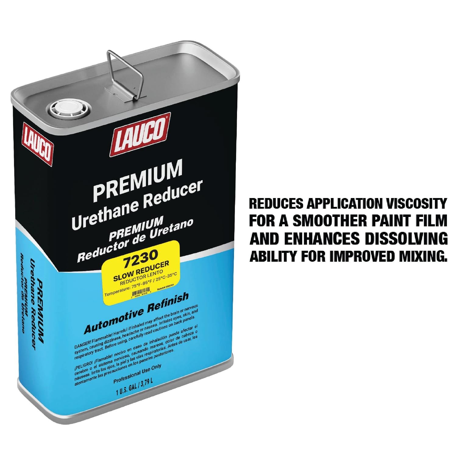 Slow Urethane Grade Reducer (7230), 1 Gallon, 75°F – 95°F﻿﻿ ﻿- For Automotive
